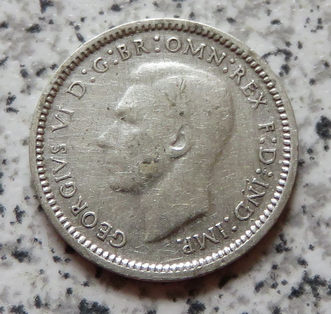  Australien 3 Pence 1939   