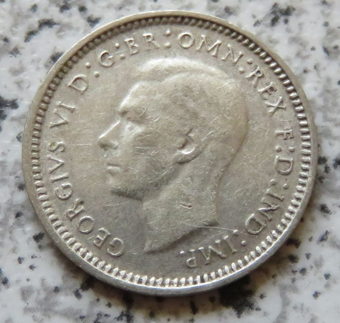  Australien 3 Pence 1948   