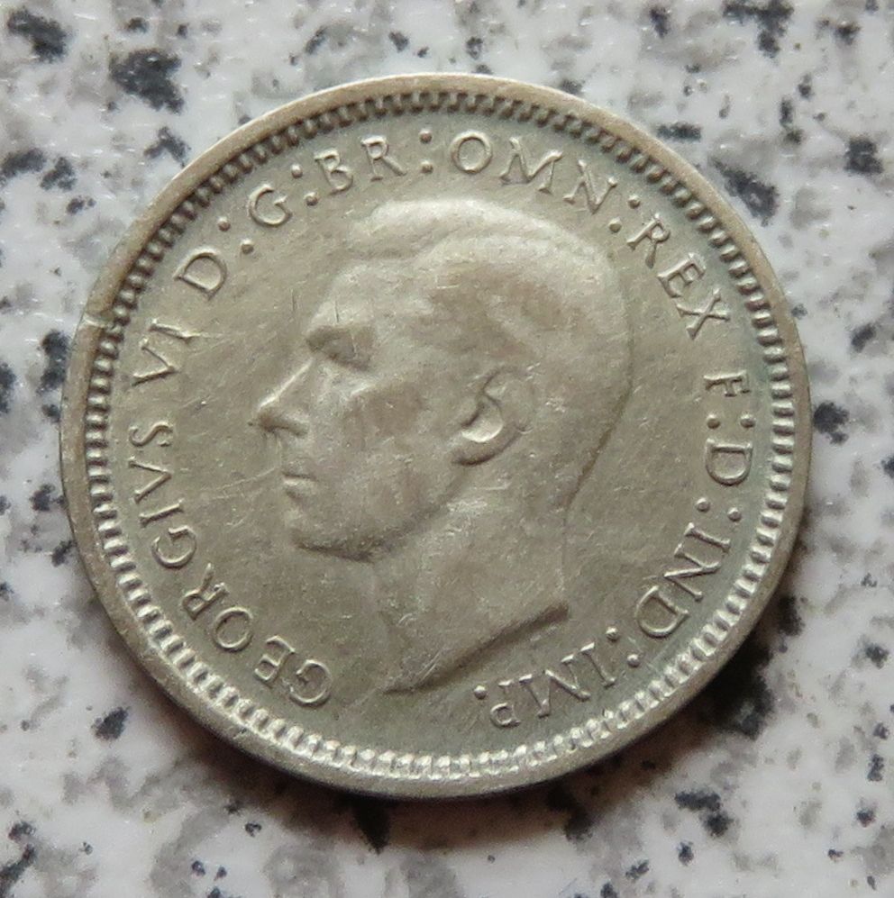  Australien 3 Pence 1948   