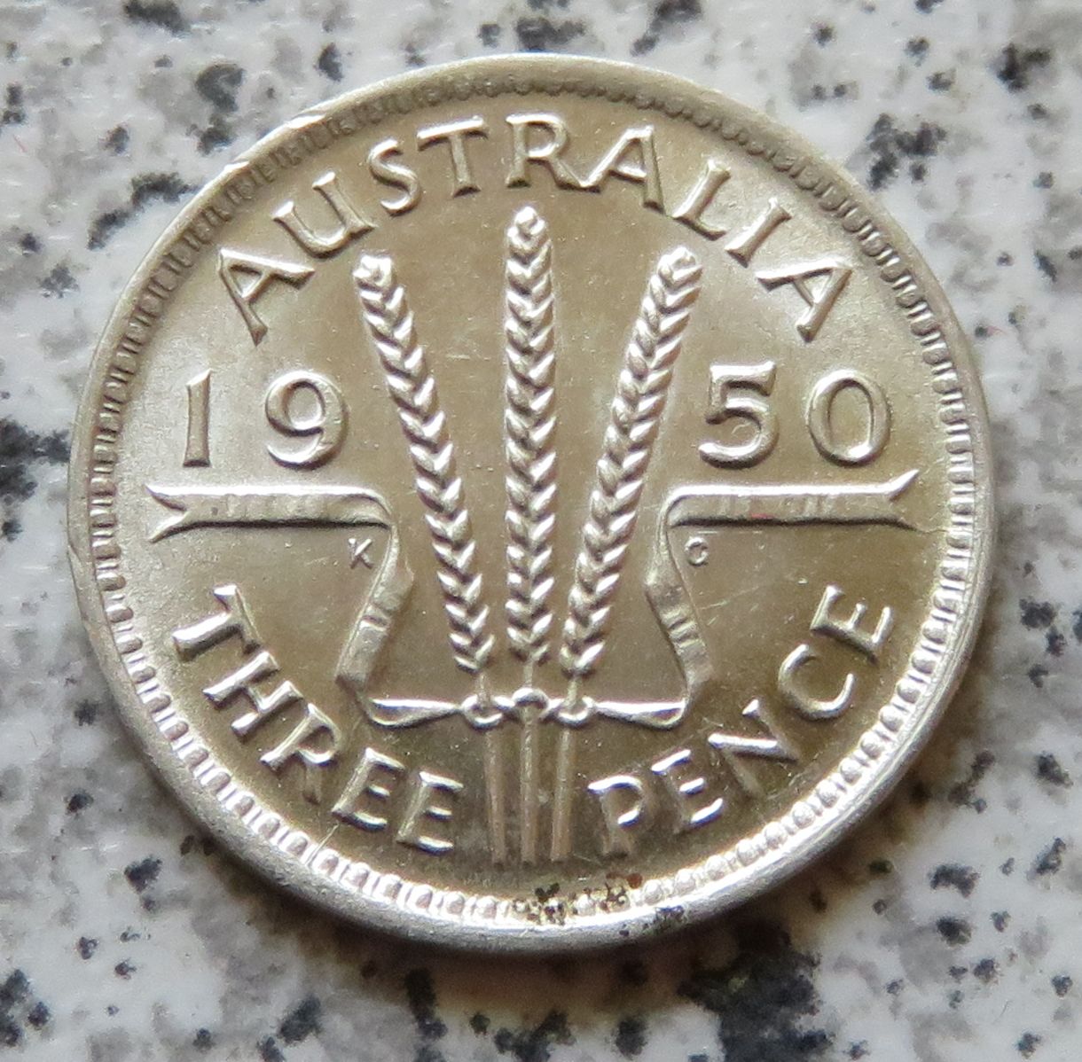  Australien 3 Pence 1950   