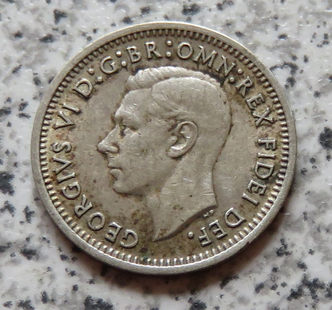 Australien 3 Pence 1951 PL   