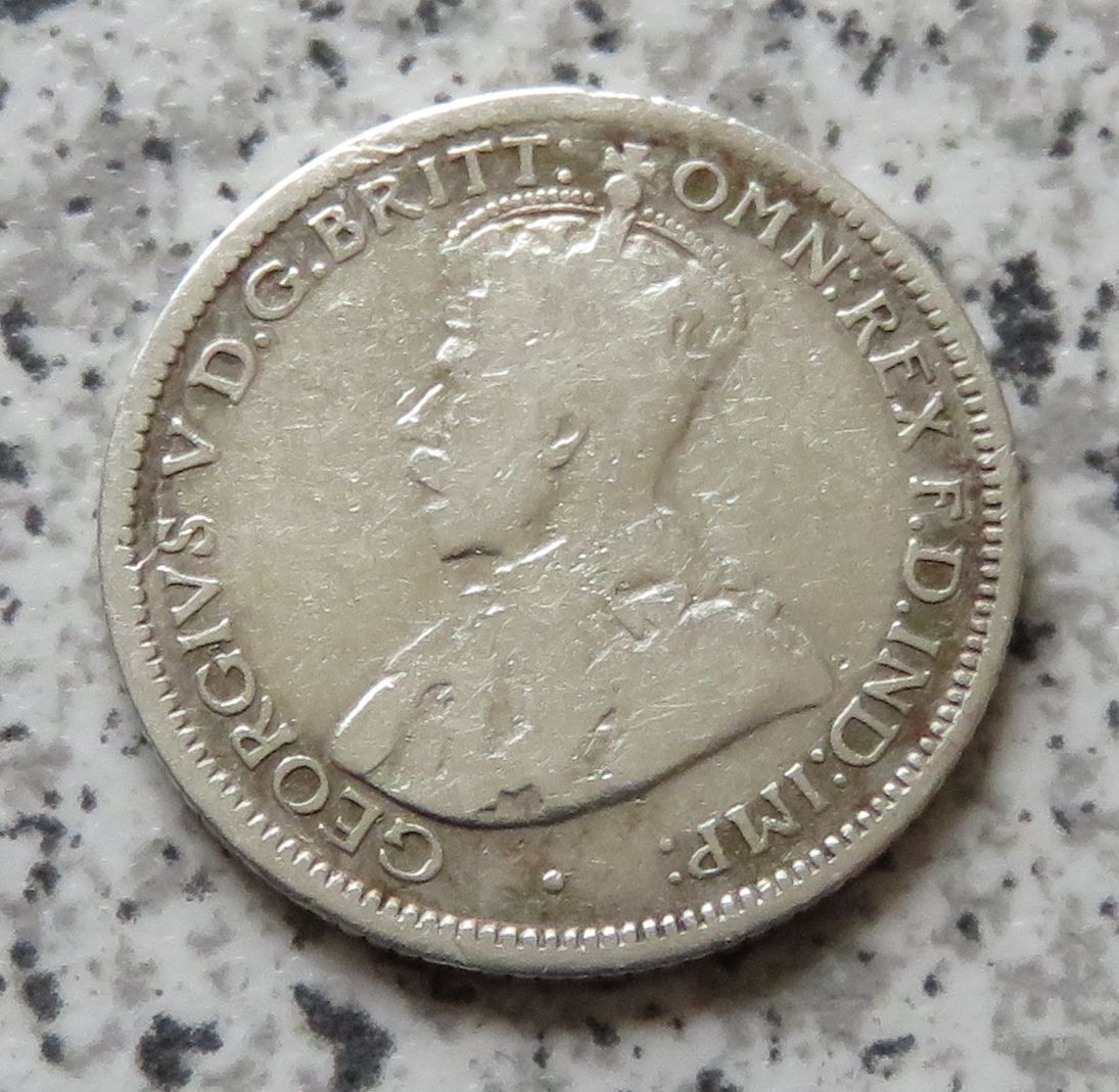 Australien 6 Pence 1925   