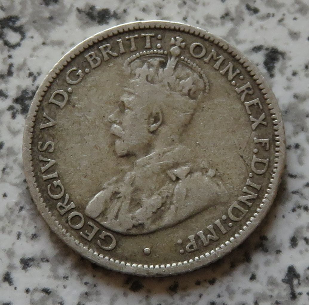  Australien 6 Pence 1936   