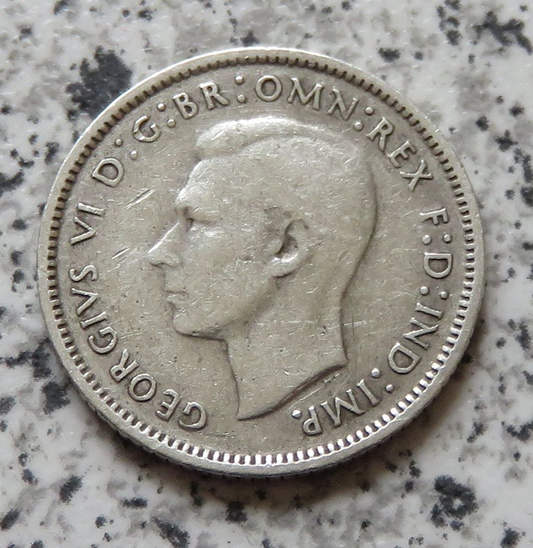  Australien 6 Pence 1941   