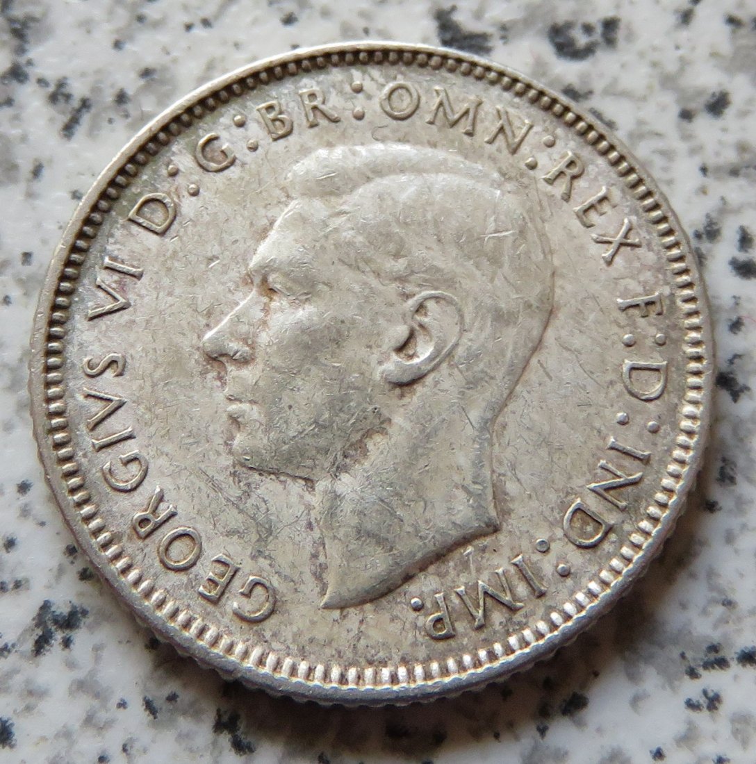  Australien 6 Pence 1942 D   