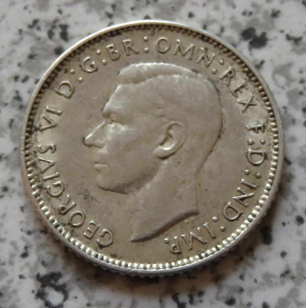  Australien 6 Pence 1943 D   
