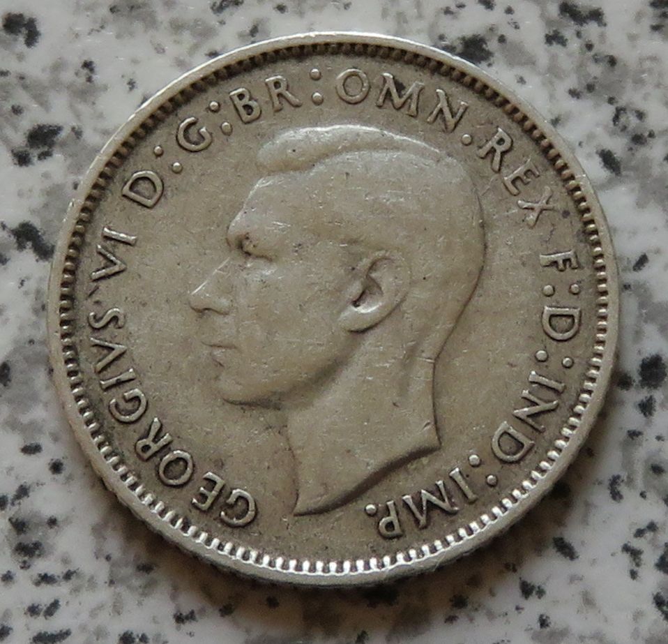  Australien 6 Pence 1944 S   