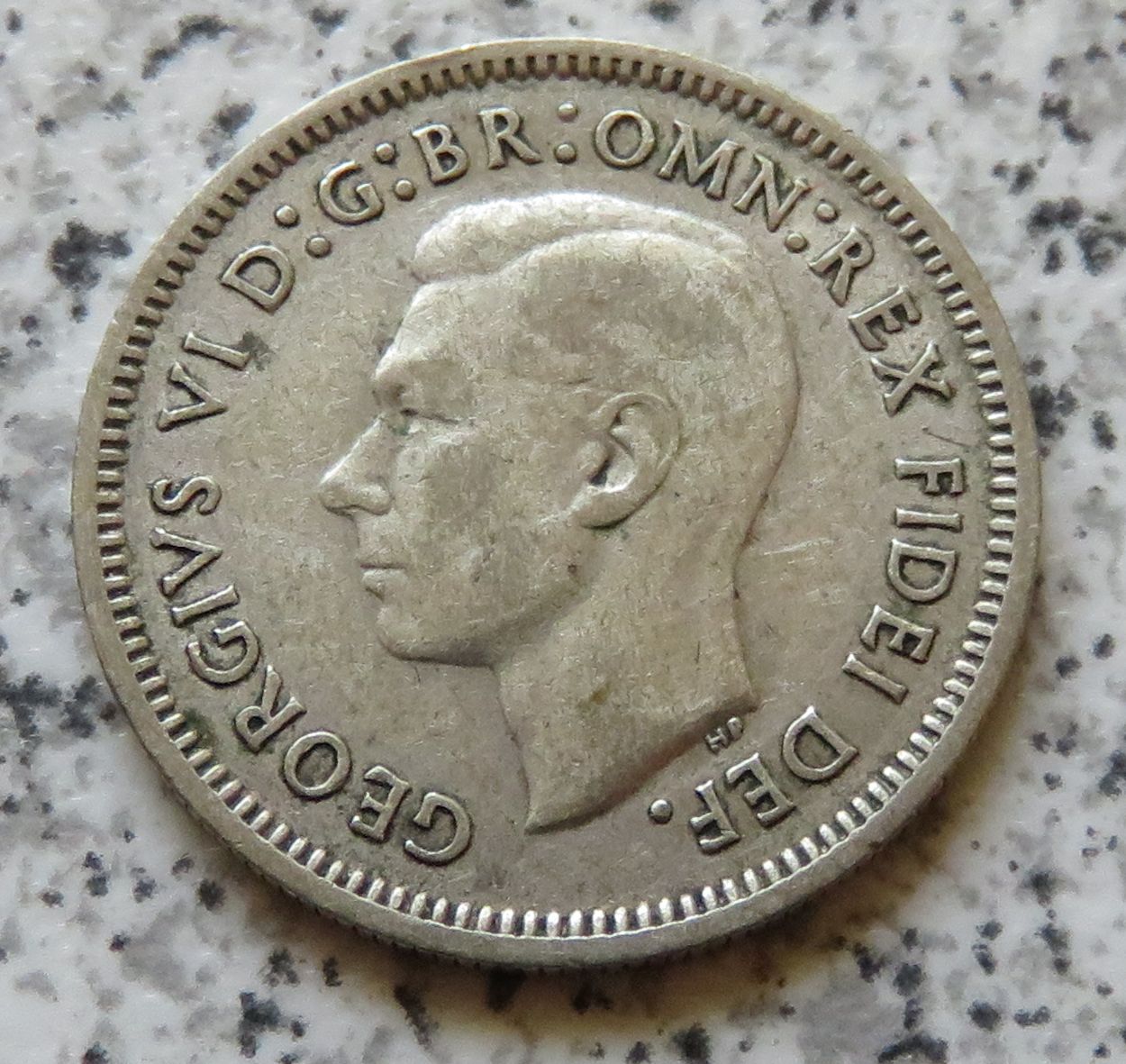  Australien 6 Pence 1951 PL   