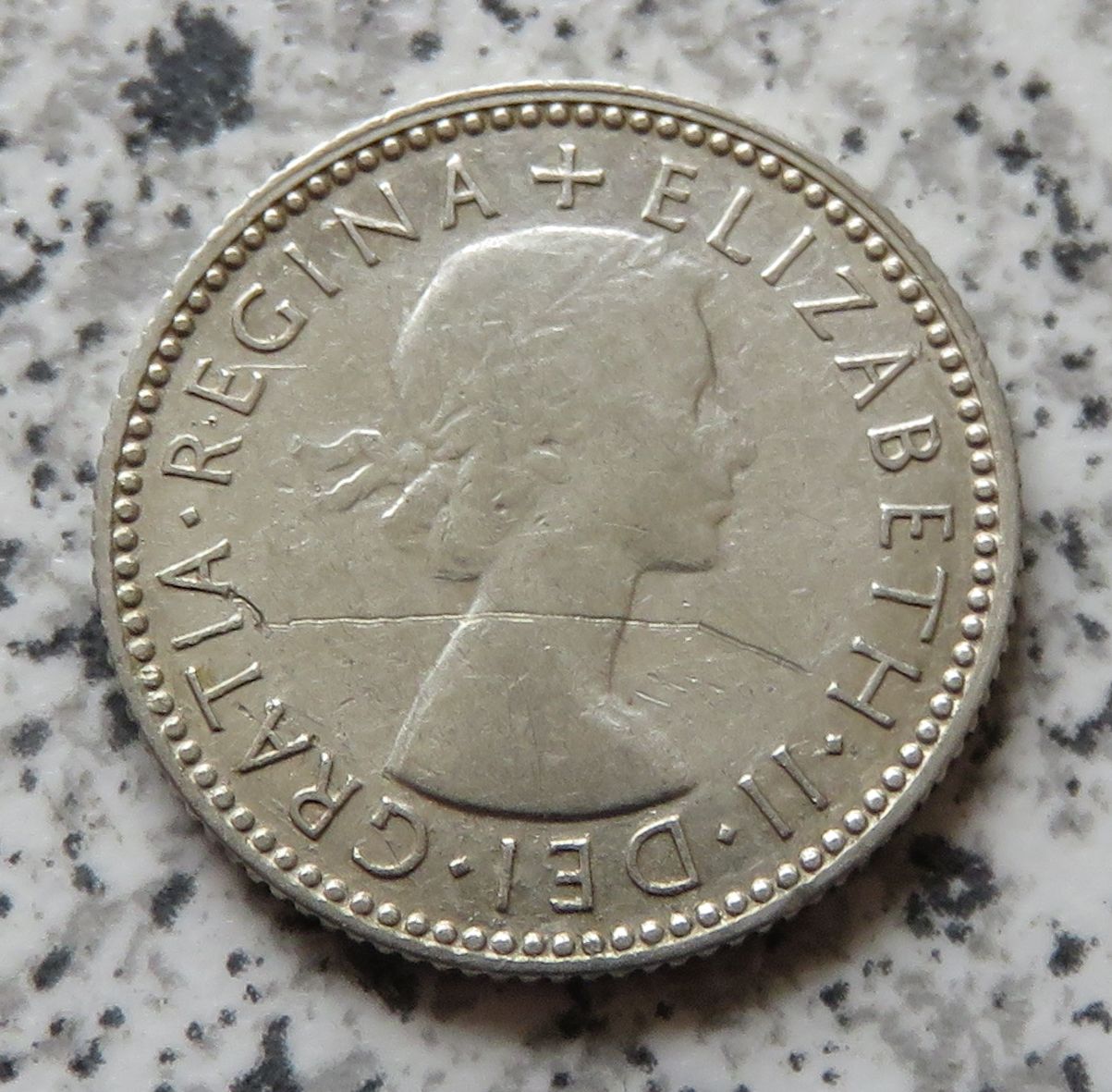  Australien 6 Pence 1954   
