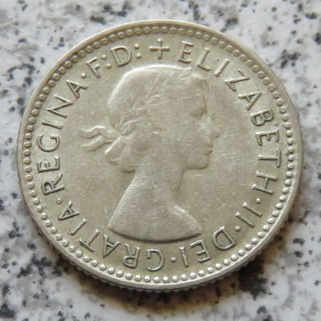  Australien 6 Pence 1958   