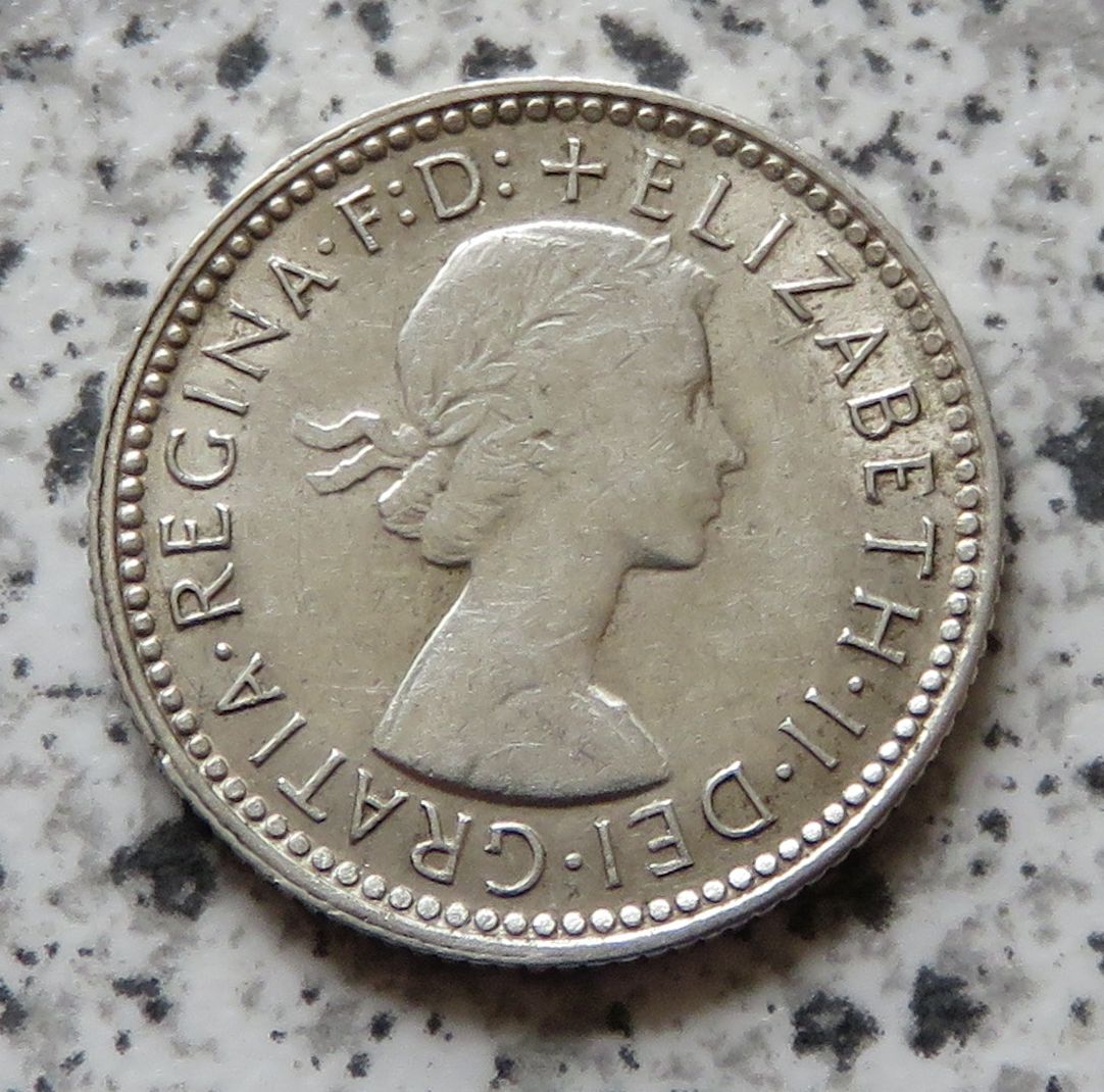  Australien 6 Pence 1962   