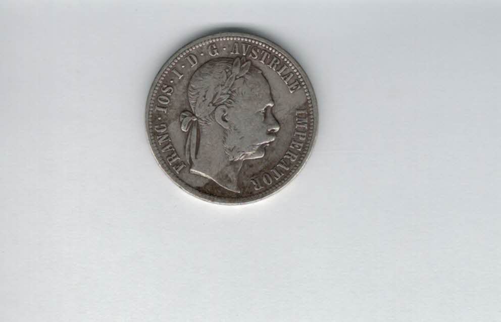  1 Gulden Florin 1878 11,11g fein silber Österreich Franz Joseph I. Spittalgold9800 (4506   