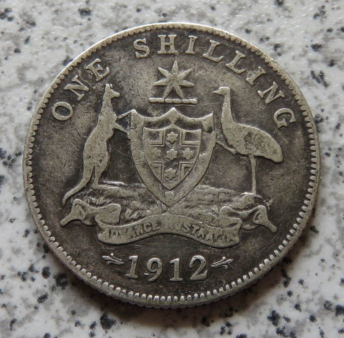  Australien 1 Shilling 1912   