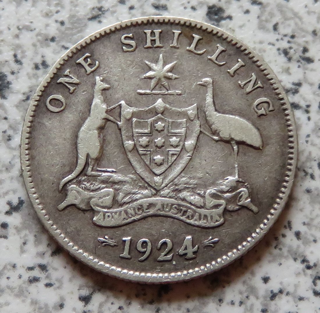  Australien 1 Shilling 1924   