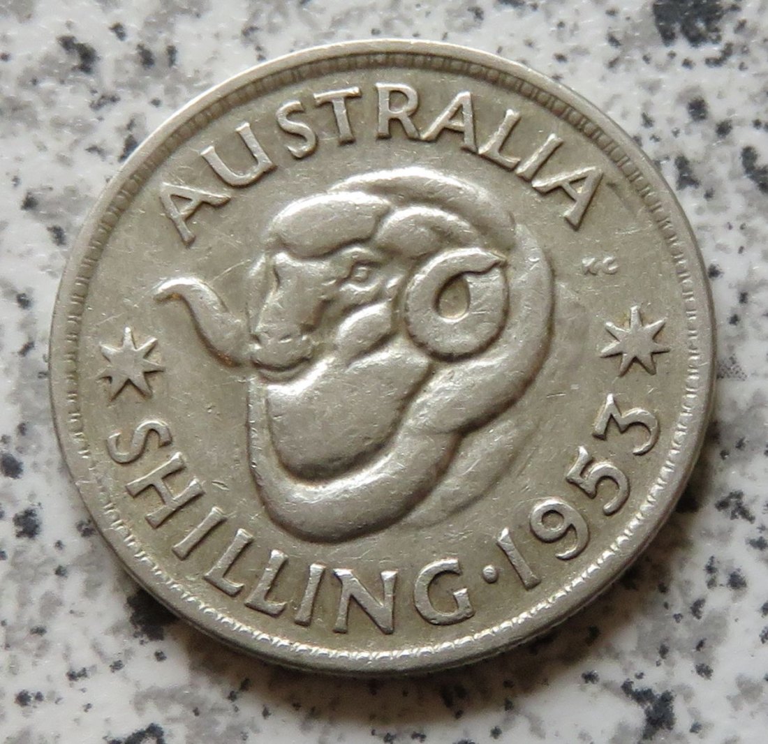  Australien 1 Shilling 1953   