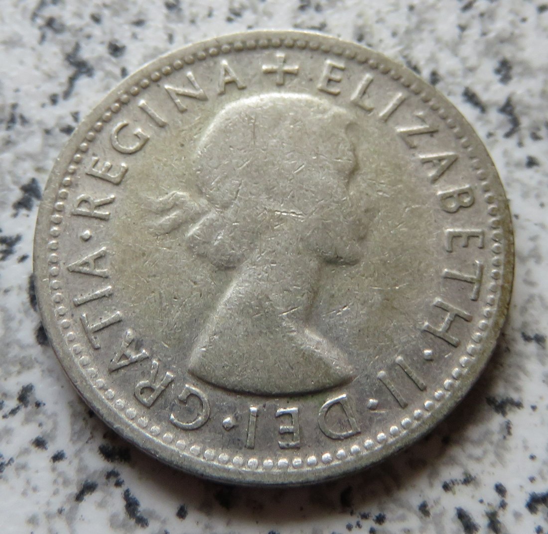  Australien 1 Shilling 1954   