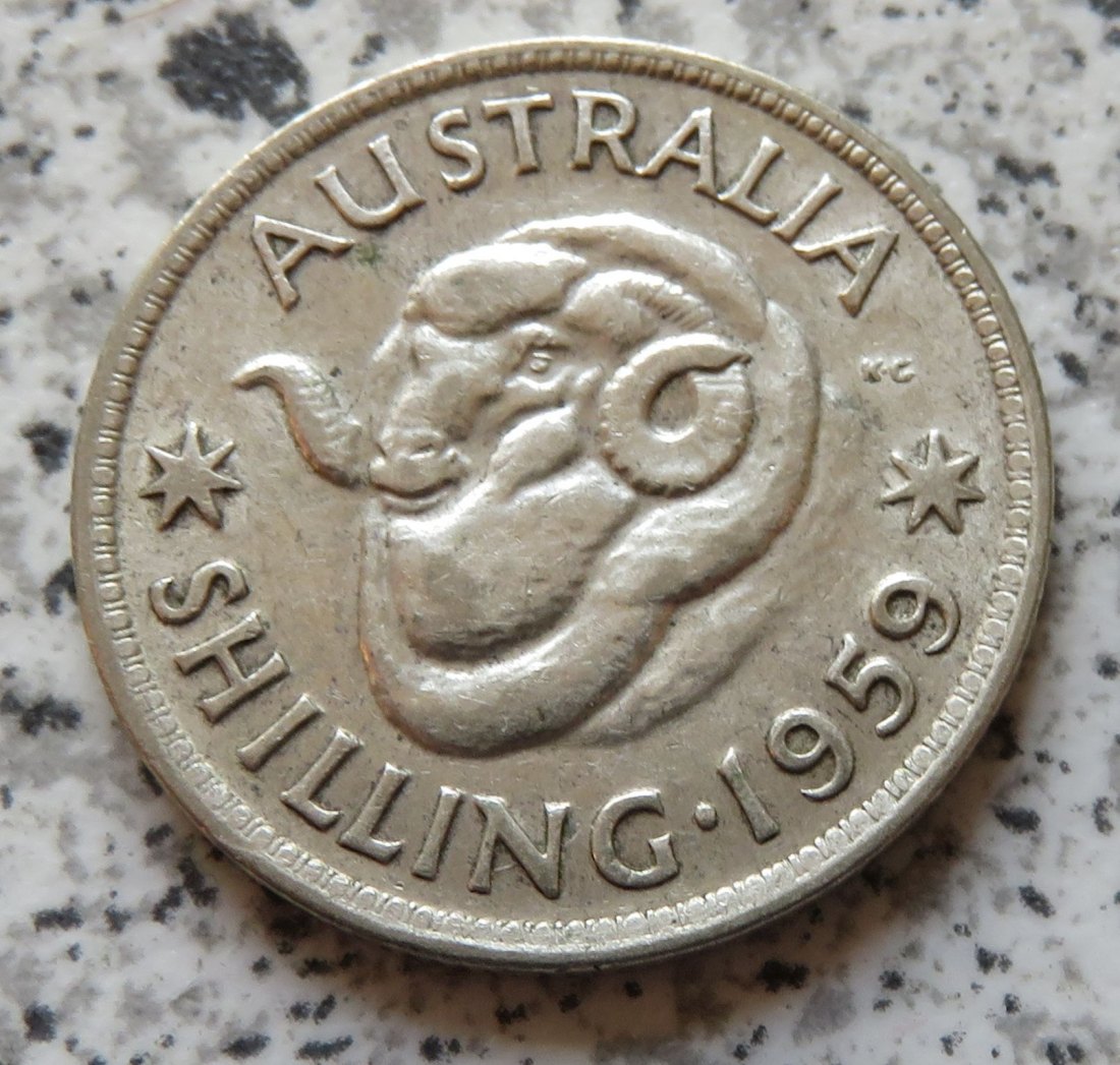  Australien 1 Shilling 1959   