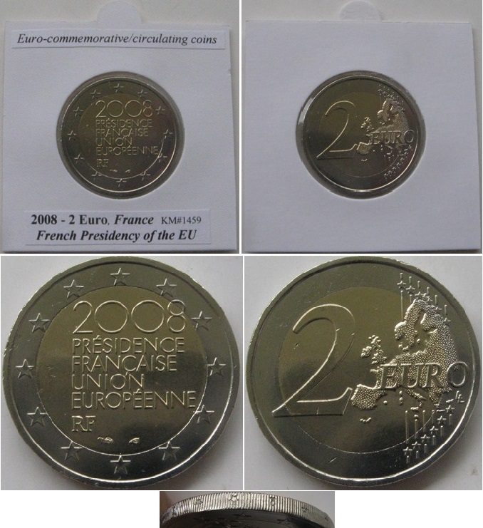  2008, France, 2 euro : French Presidency of the EU   