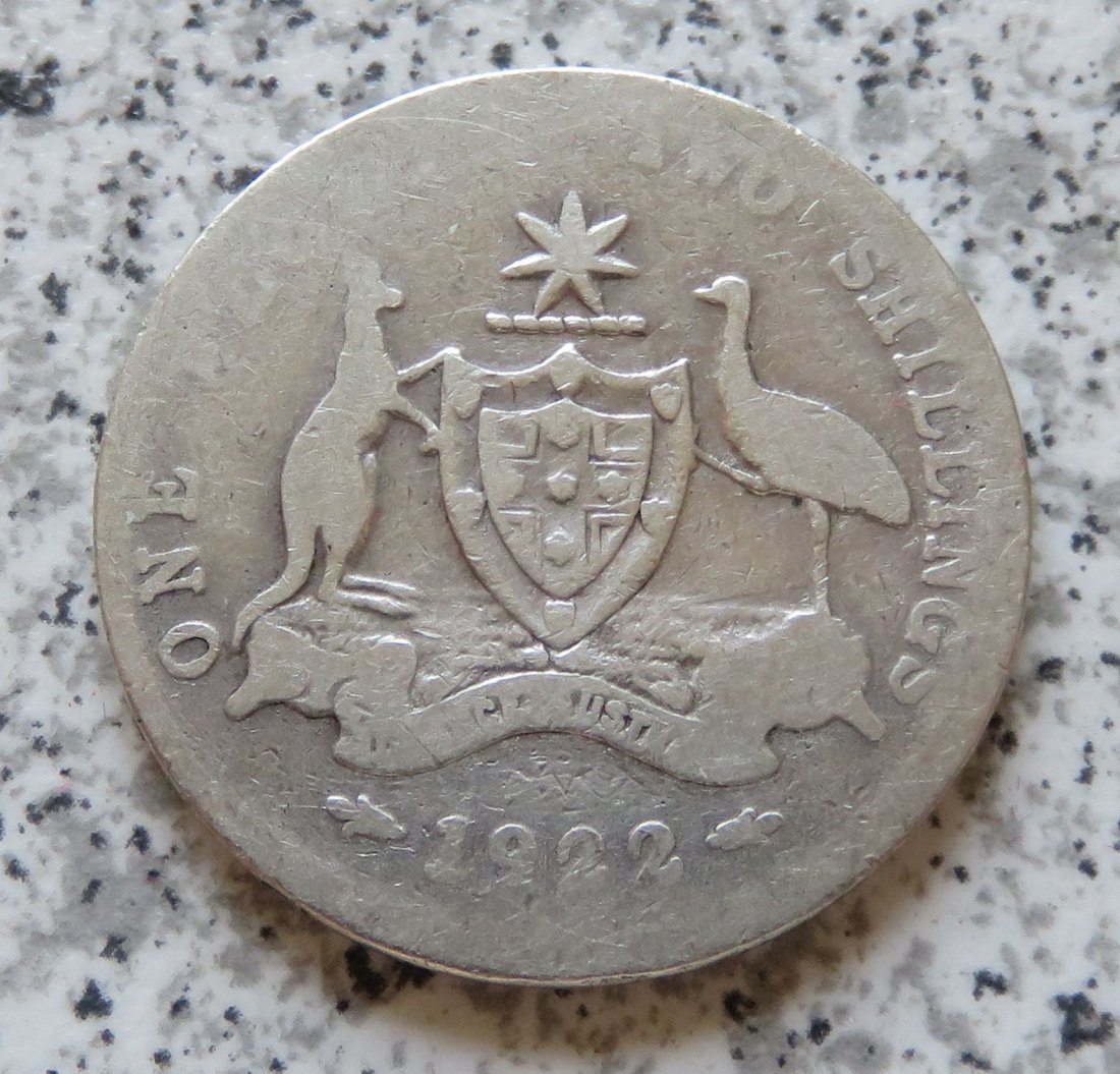  Australien 1 Florin 1922   
