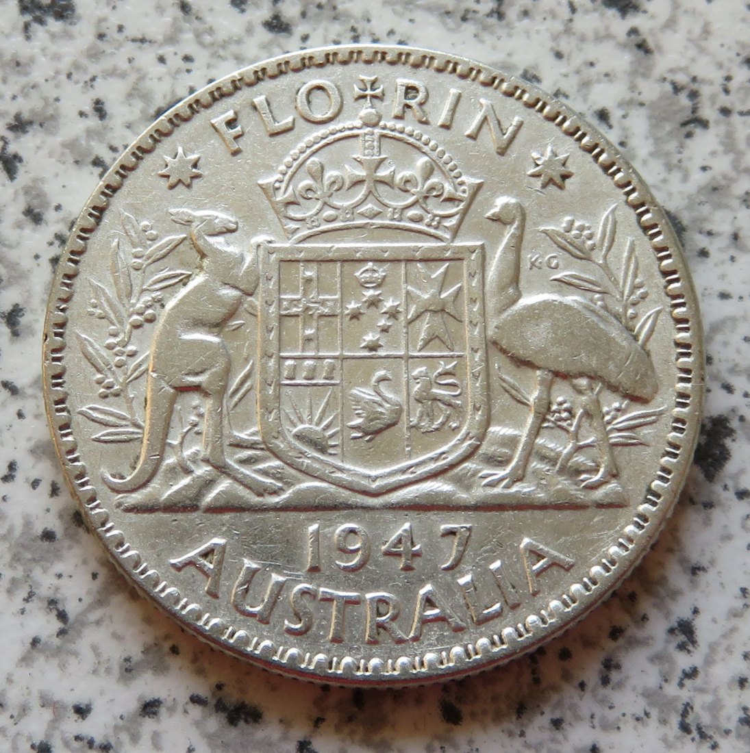  Australien 1 Florin 1947   
