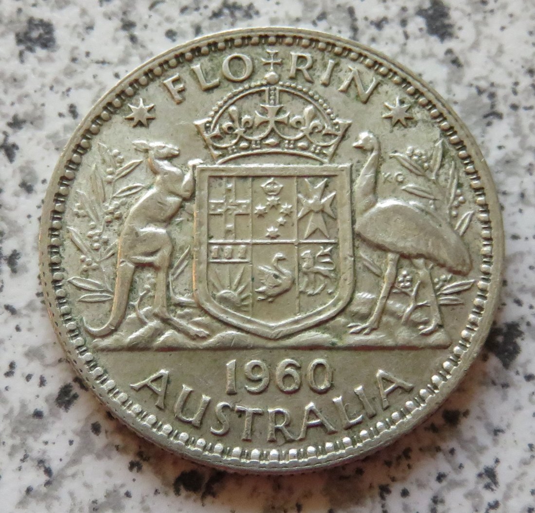  Australien 1 Florin 1960   