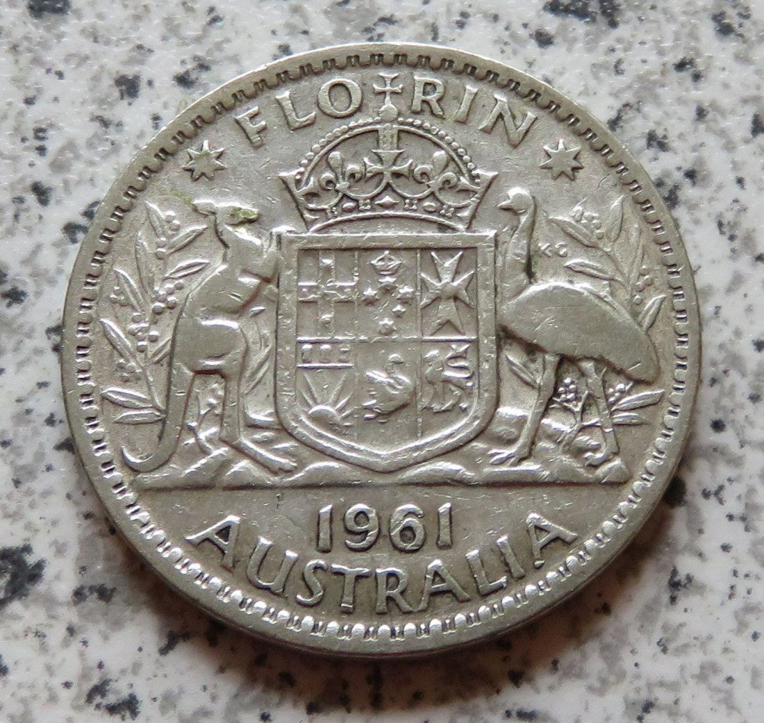  Australien 1 Florin 1961   