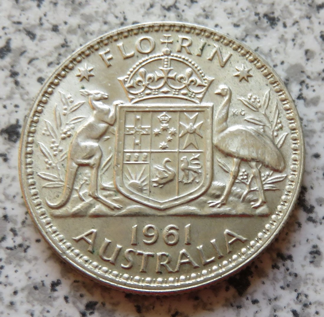  Australien 1 Florin 1961   