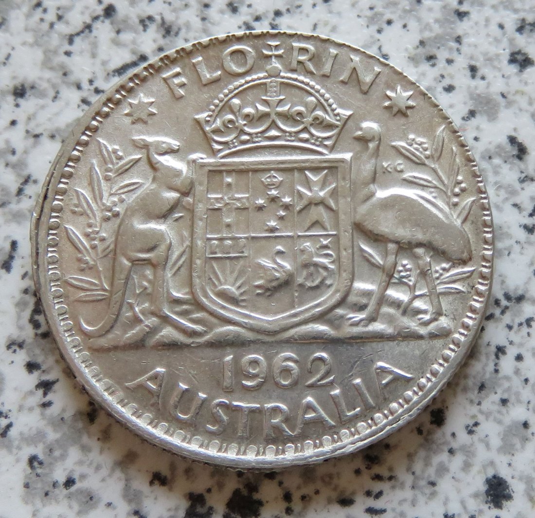  Australien 1 Florin 1962   