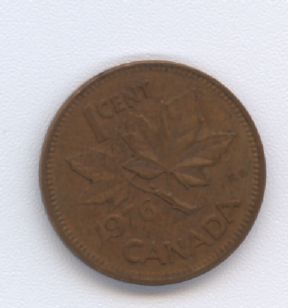  - Kanada 1 Cent 1976 -   