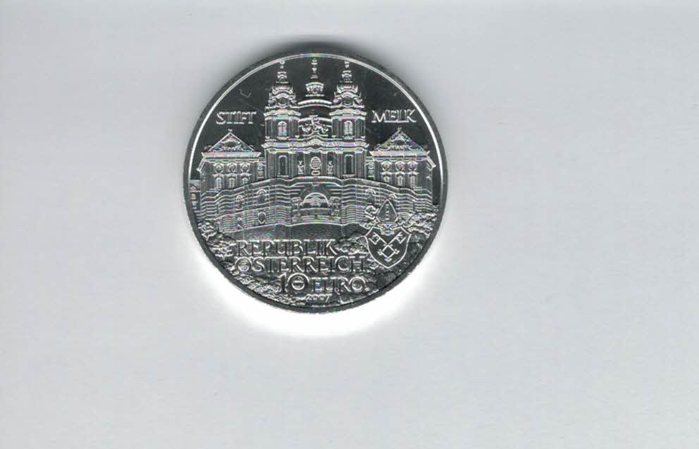  10 Euro 2007 Stift Melk silber 925/16g fein Österreich Spittalgold9800 (4971/11   