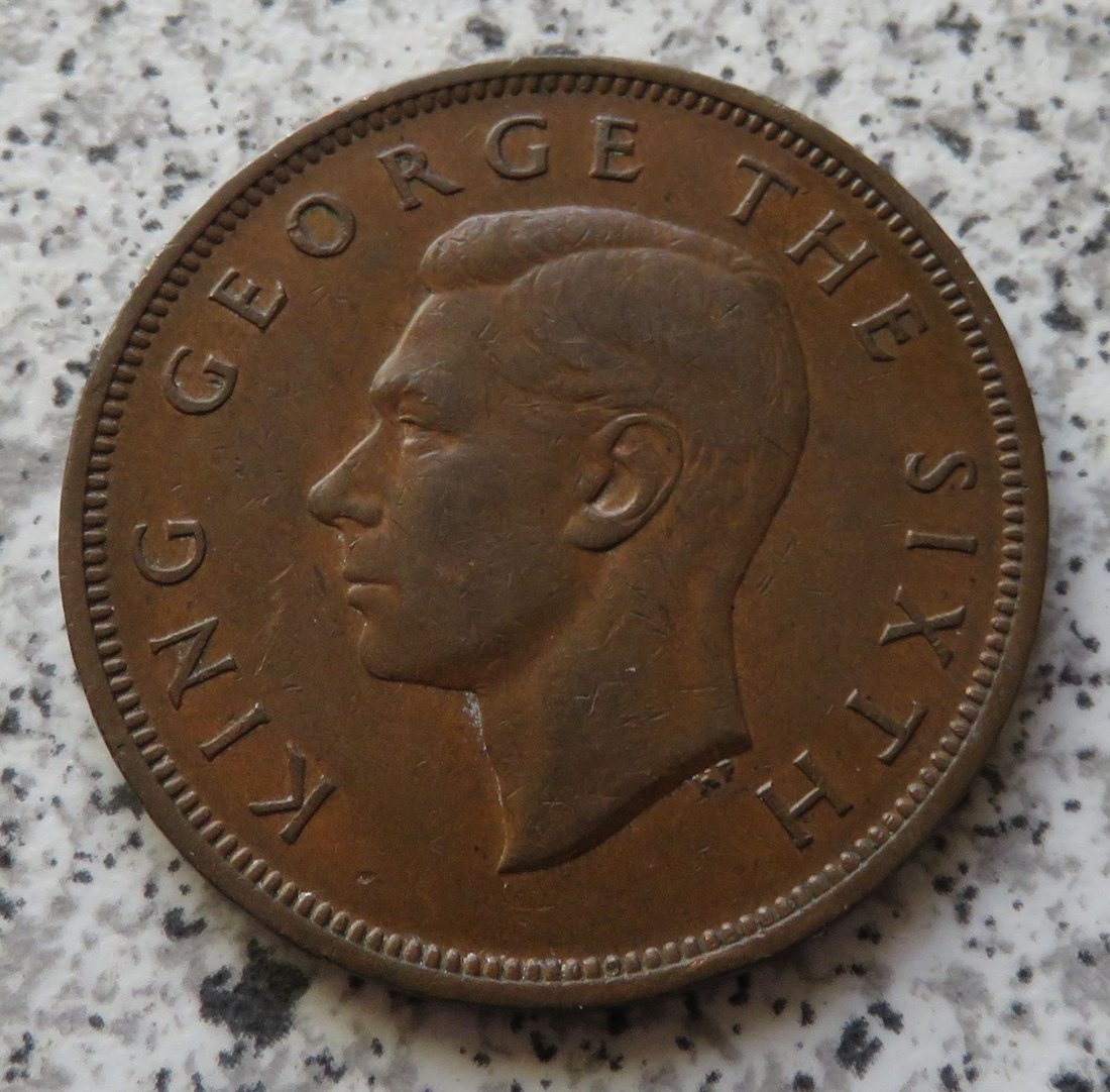  Neuseeland 1 Penny 1949   