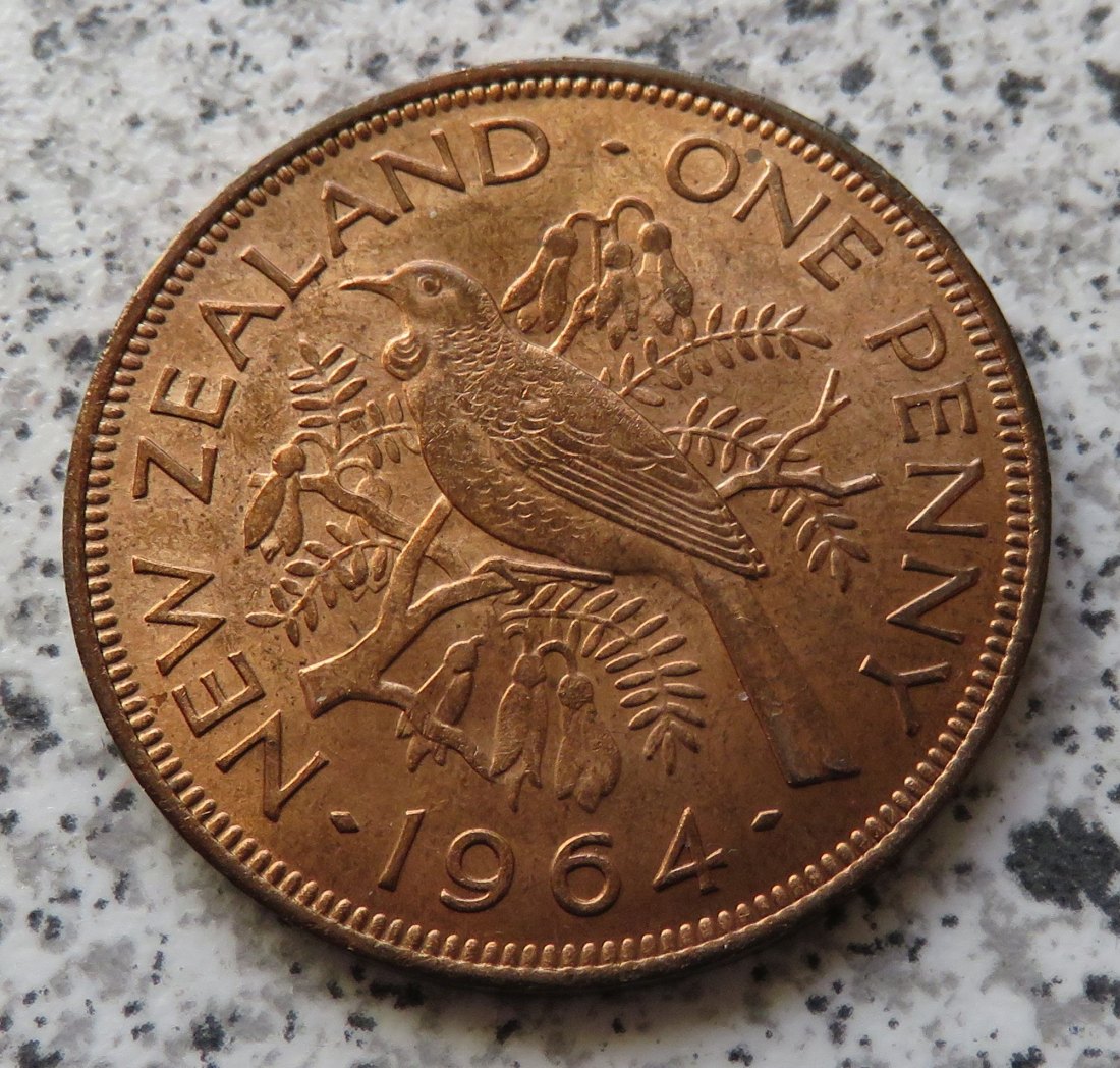  Neuseeland 1 Penny 1964   