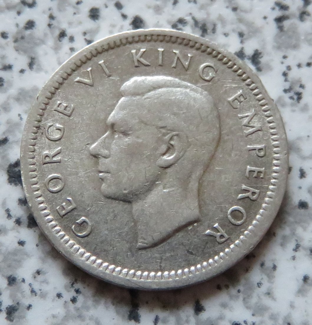  Neuseeland 3 Pence 1943   