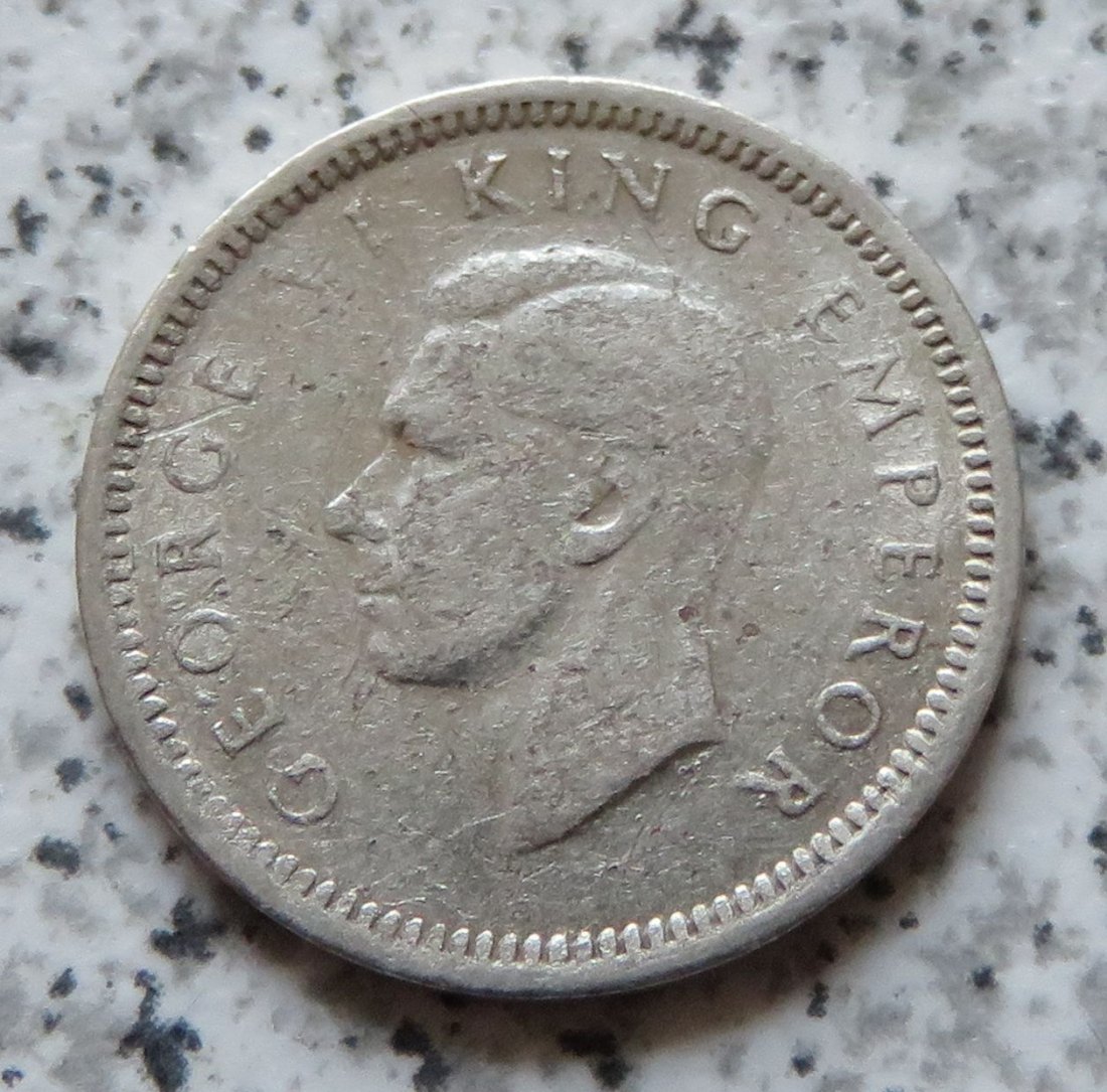  Neuseeland 3 Pence 1946   