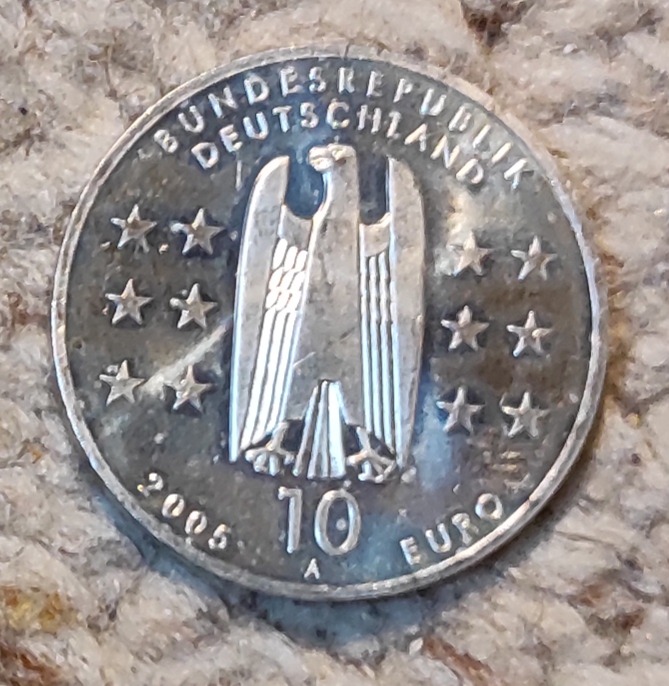  Deutschland 10 Euro 2005, SILBER, 1200 Jahre Magdeburg   