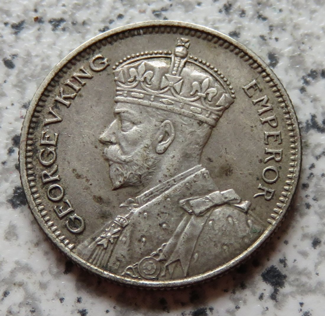 Neuseeland 6 Pence 1935, besser   