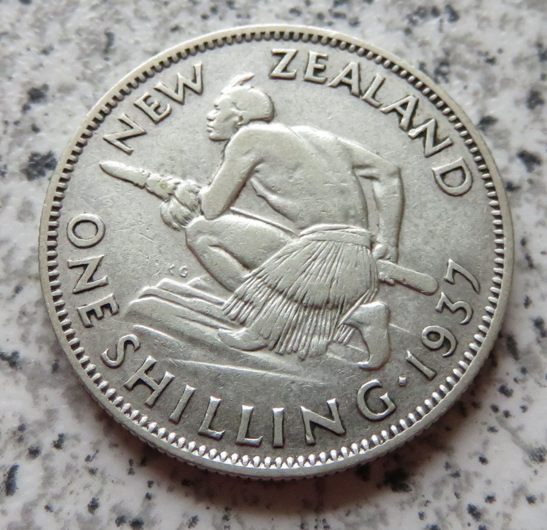  Neuseeland 1 Shilling 1937   
