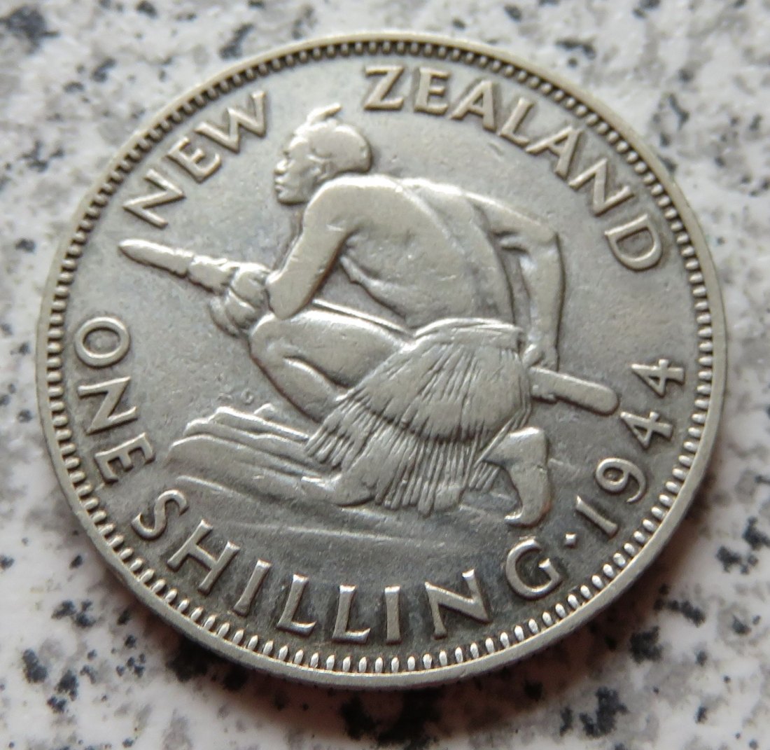  Neuseeland 1 Shilling 1944   