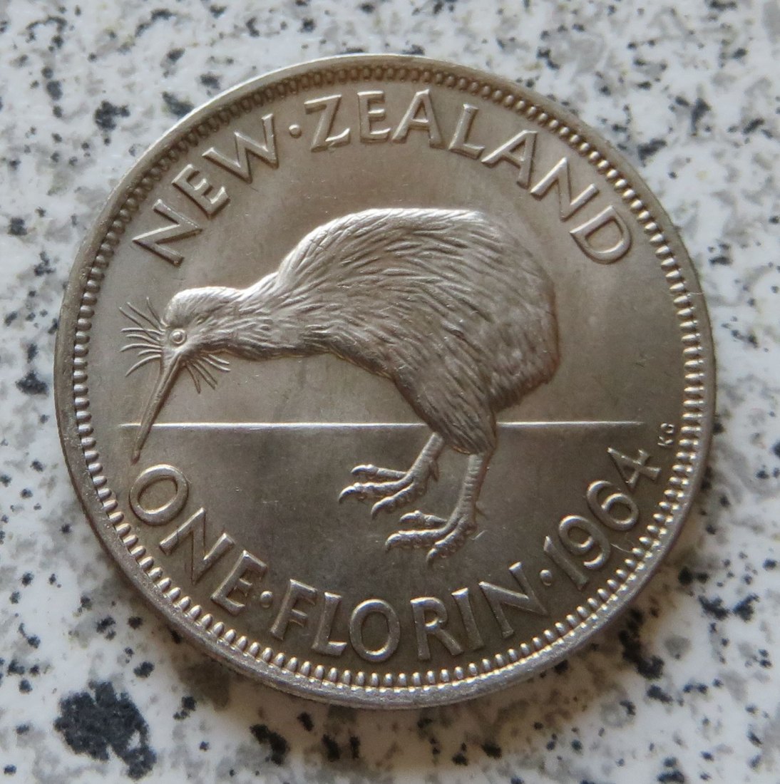  Neuseeland 1 Florin 1964   