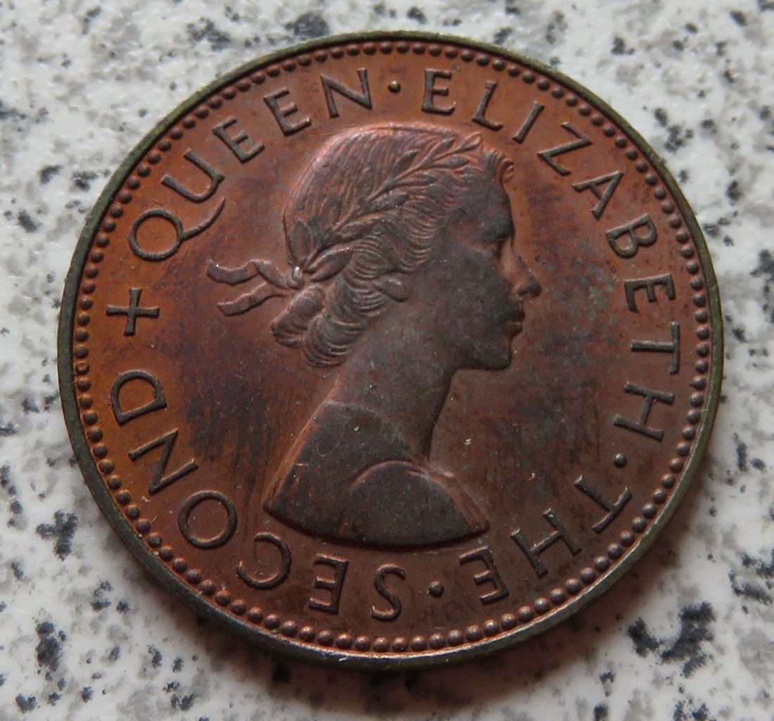  Neuseeland half Penny 1963 / Neuseeland 1/2 Penny 1963   