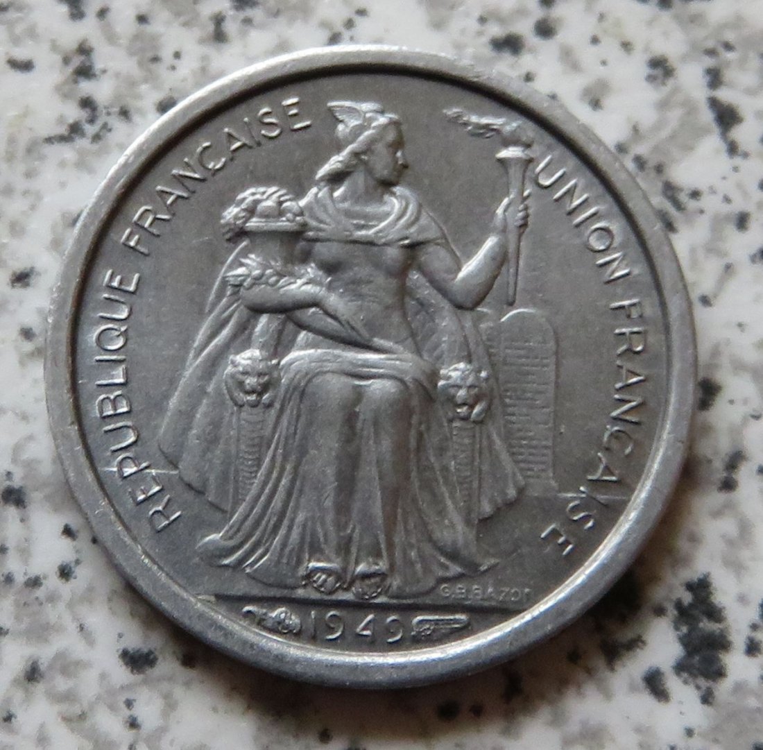  Neukaledonien 50 Centimes 1949   