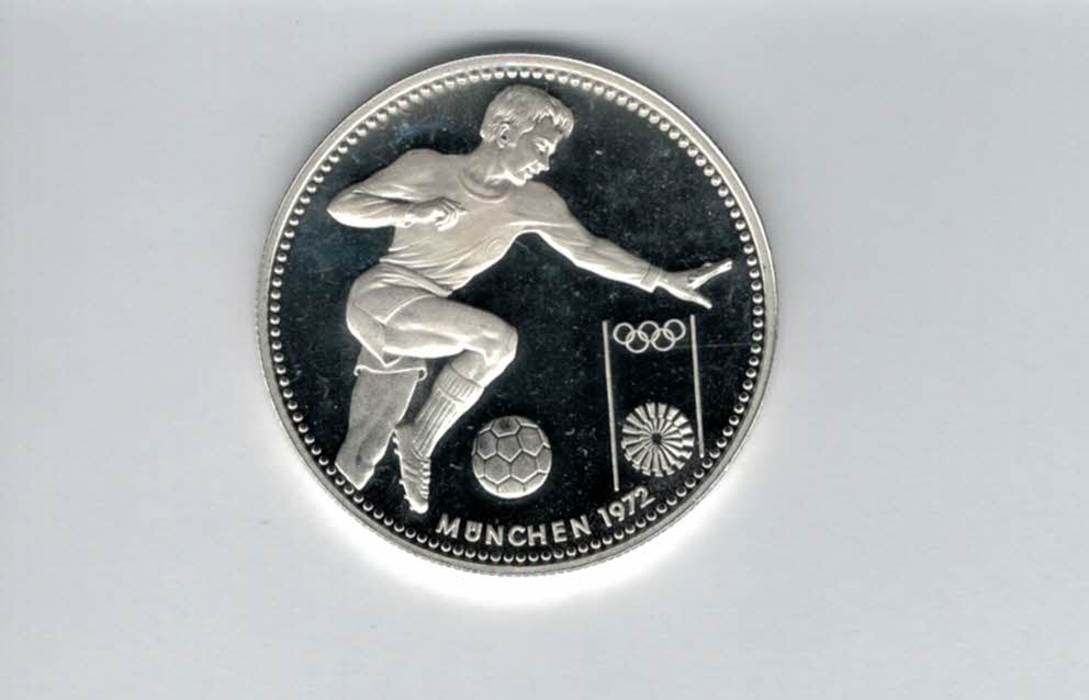  150 Guarani 1972 Fußball München Silbermünze PP 999/25g Republik Paraguay Spittalgold9800 (3469   