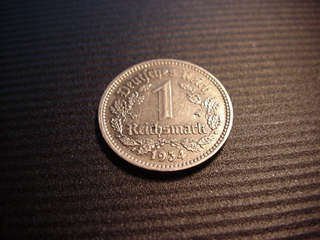  Drittes Reich 1 Reichsmark 1934 A   