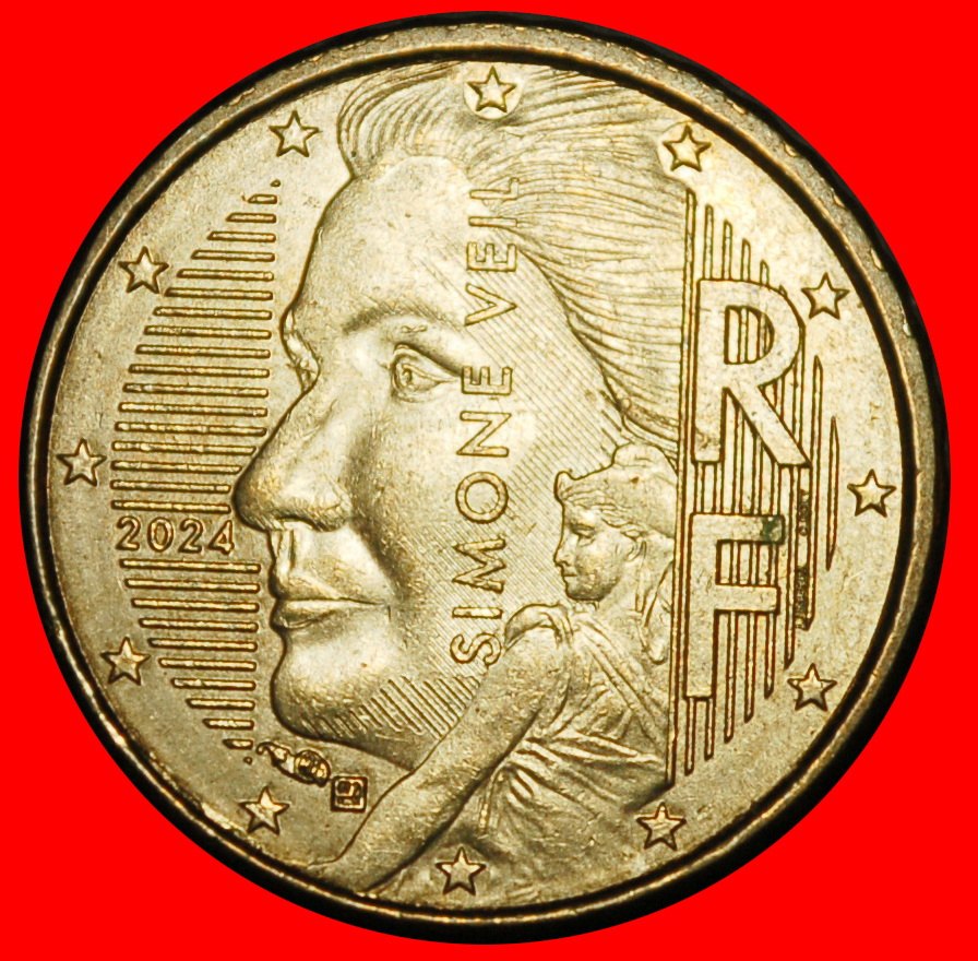 Ⰺ SOWER ERROR (1999-2026): FRANCE★ 10 EURO CENTS 2024 NORDIC GOLD! DIES B I1★LOW START ★ NO RESERVE!