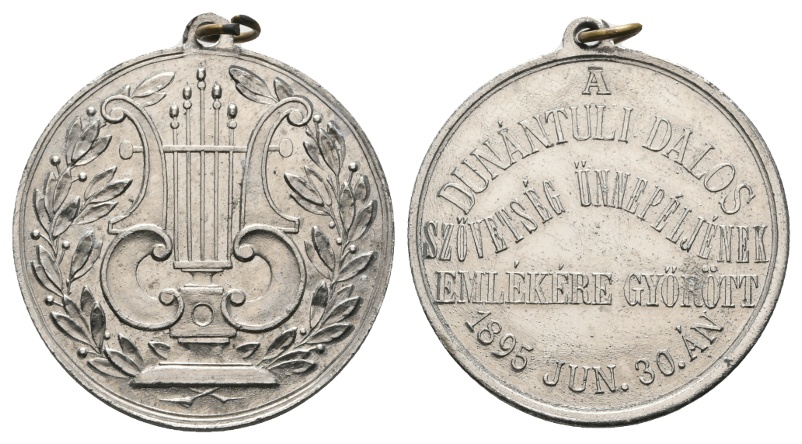  Medaille 1895; unedel, tragbar, 10,13 g; Ø 34 mm   
