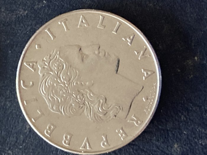  Münze Münzen Umlaufmünze Italien 50 Lire 1980   