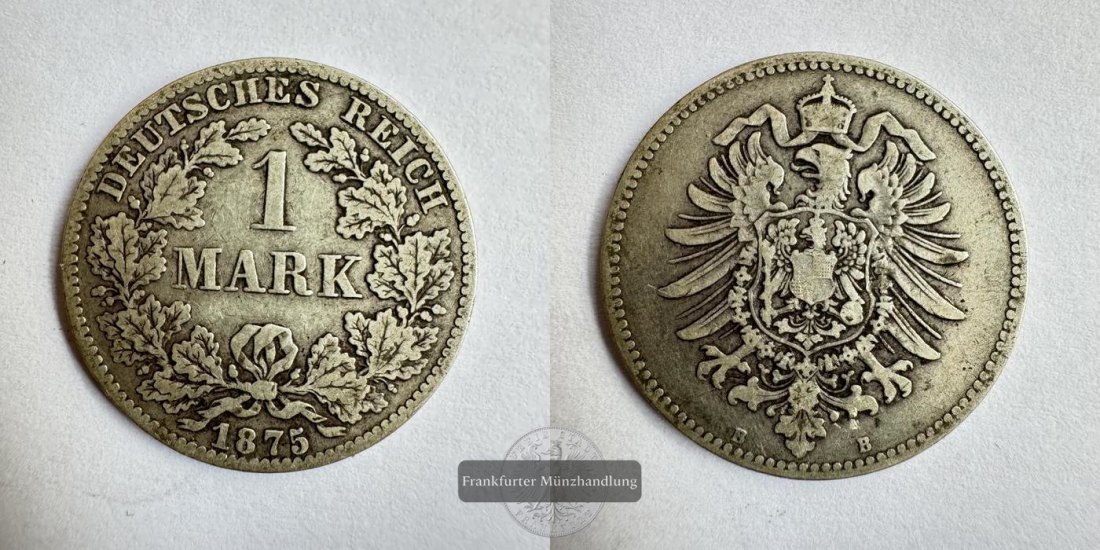  Dt. Kaiserreich 47x 1 Mark Silbermünzen div. Jg. zwischen 1873-1887 FM-Frankfurt Feinsilber: 227,7g   