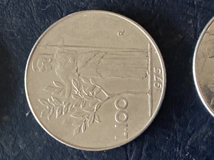  Münze Münzen Umlaufmünze Italien 100 Lire 1975   
