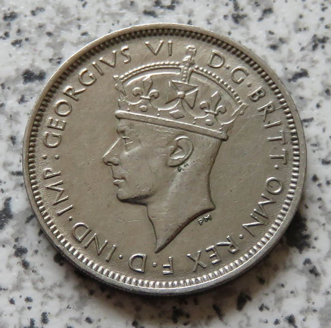  British West Afrika 3 Pence 1947 H   