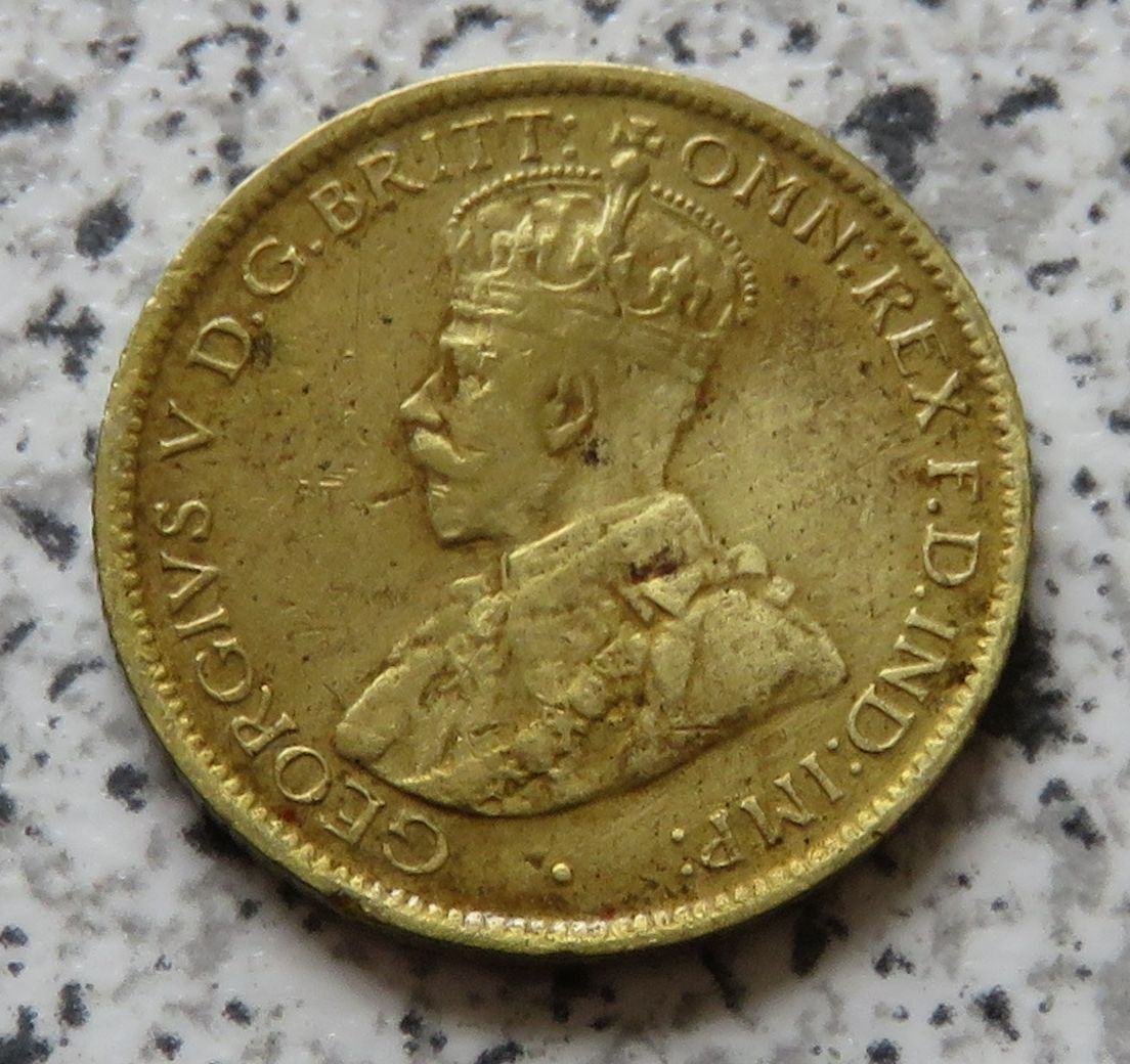  British West Afrika 6 Pence 1920 KN   